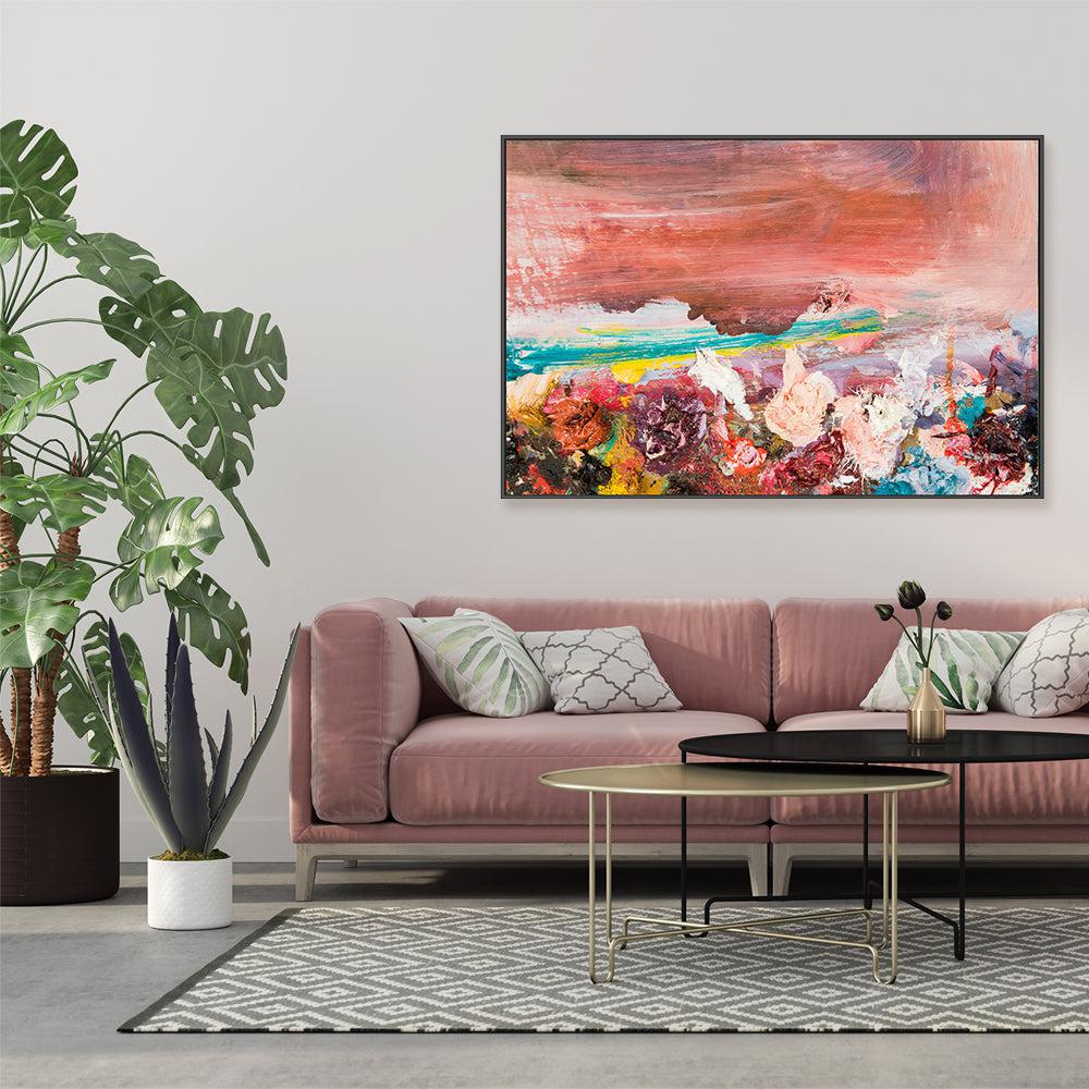 Rose Ambition , Hand-painted Canvas - Image 7