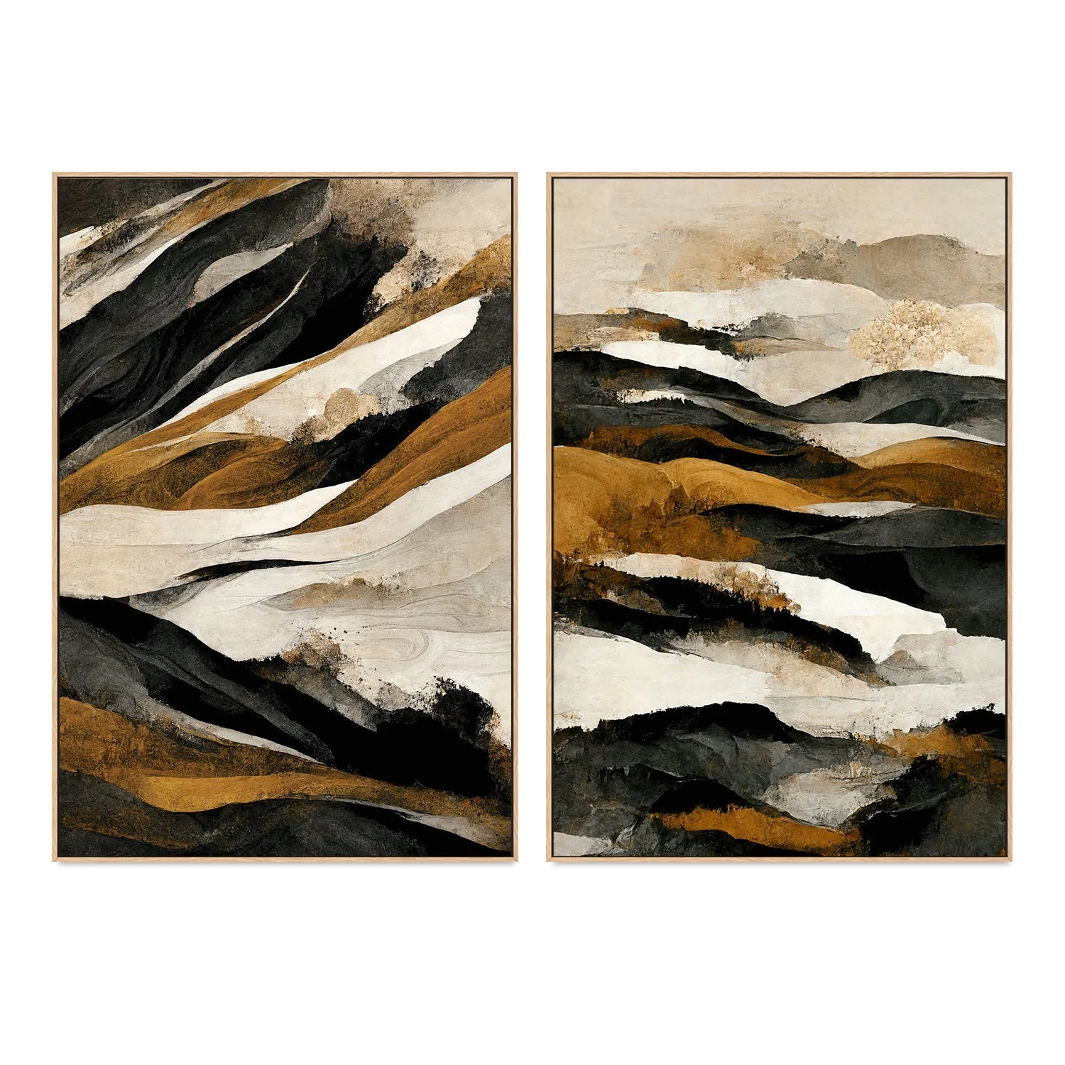 Rough Mountains, Style A & B, Set Of 2 - Image 4