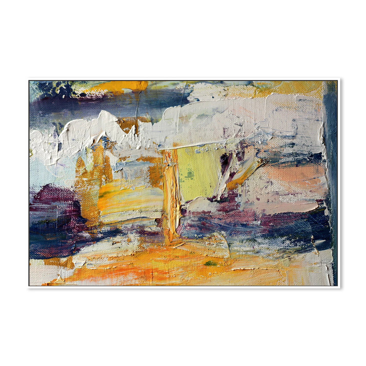 Safron Blend , Hand-Painted Canvas - Image 5
