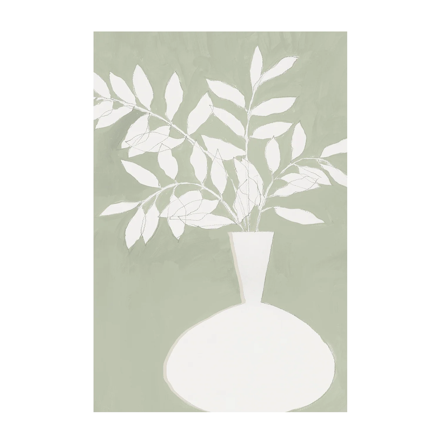 Sage Vase, Style A & B, Set Of 2 - Image 9