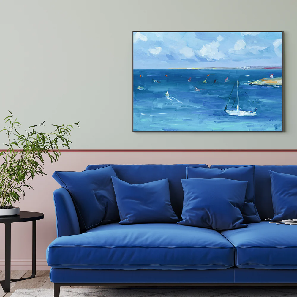 Sailing Day , Hand-painted Canvas - Image 2