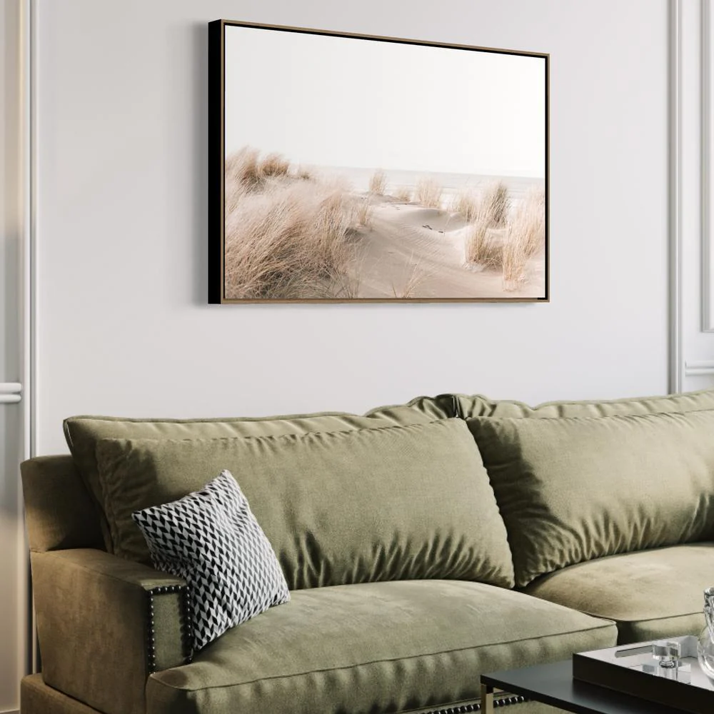 Sand Dune And Grass By The Beach, Soft Tone - Image 3