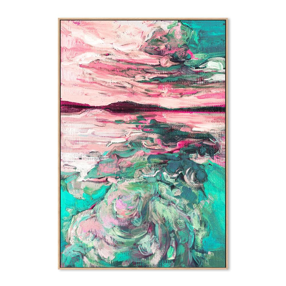 Saturated Sunset, Style B, Hand-Painted Canvas - Image 4