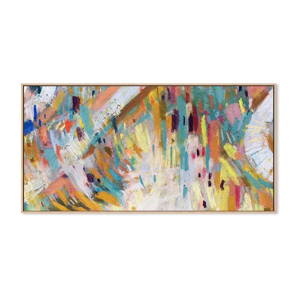 Scattered Colour, Hand-Painted Canvas - Image 4