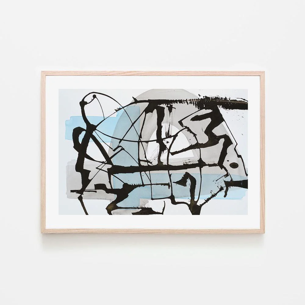 Scattered Ink, Hand-Painted Canvas - Image 6