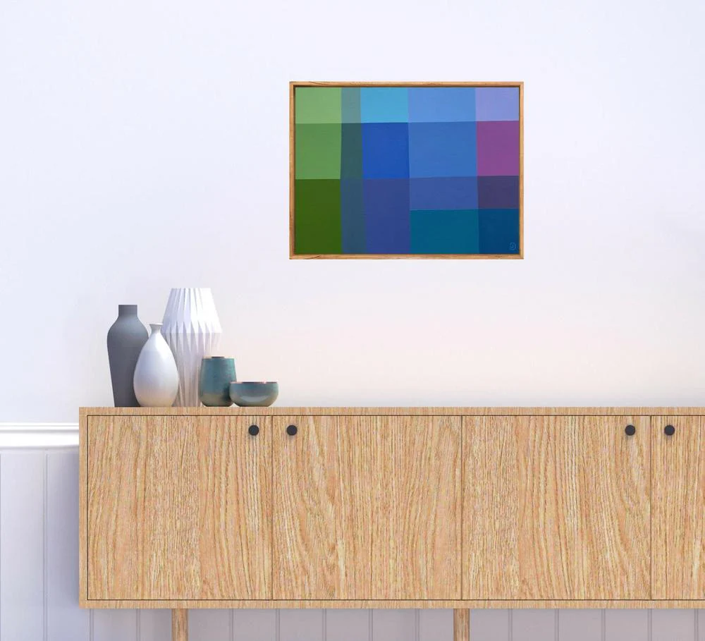 Seaside I, Original Hand-Painted Canvas By Charlotte De Pace - Image 5