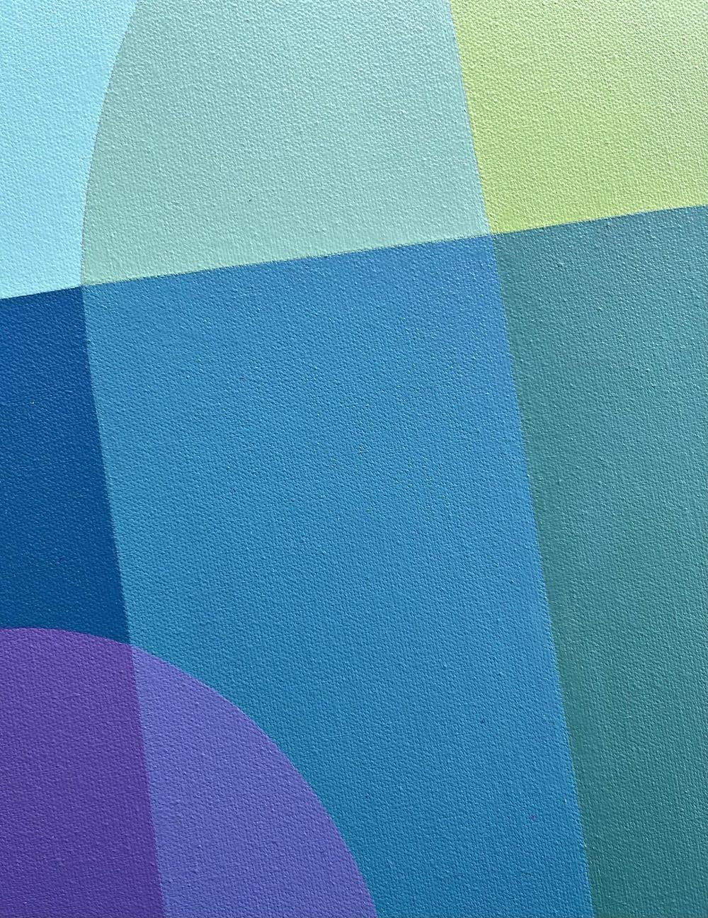 Seaside Symphony, Original Hand-Painted Canvas by Charlotte De Pace - Image 5