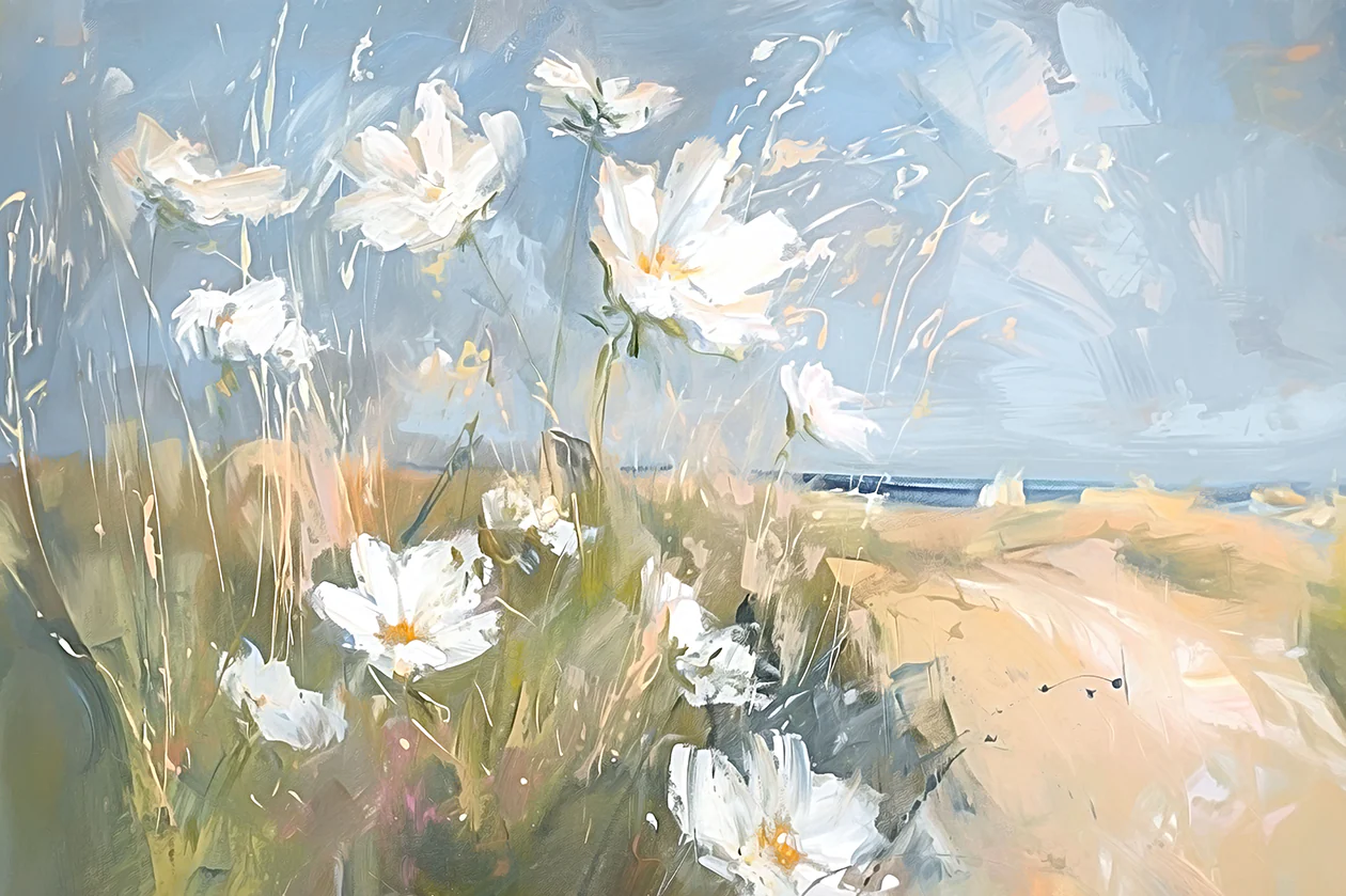 Seaside Wildflowers , Style A