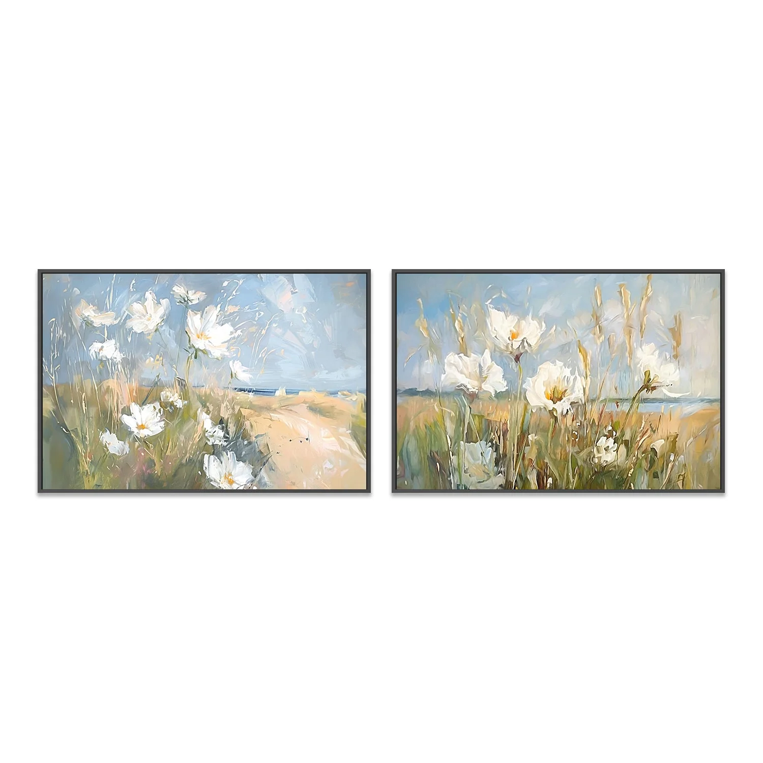 Seaside Wildflowers , Style A & B, Set Of 2 - Image 3