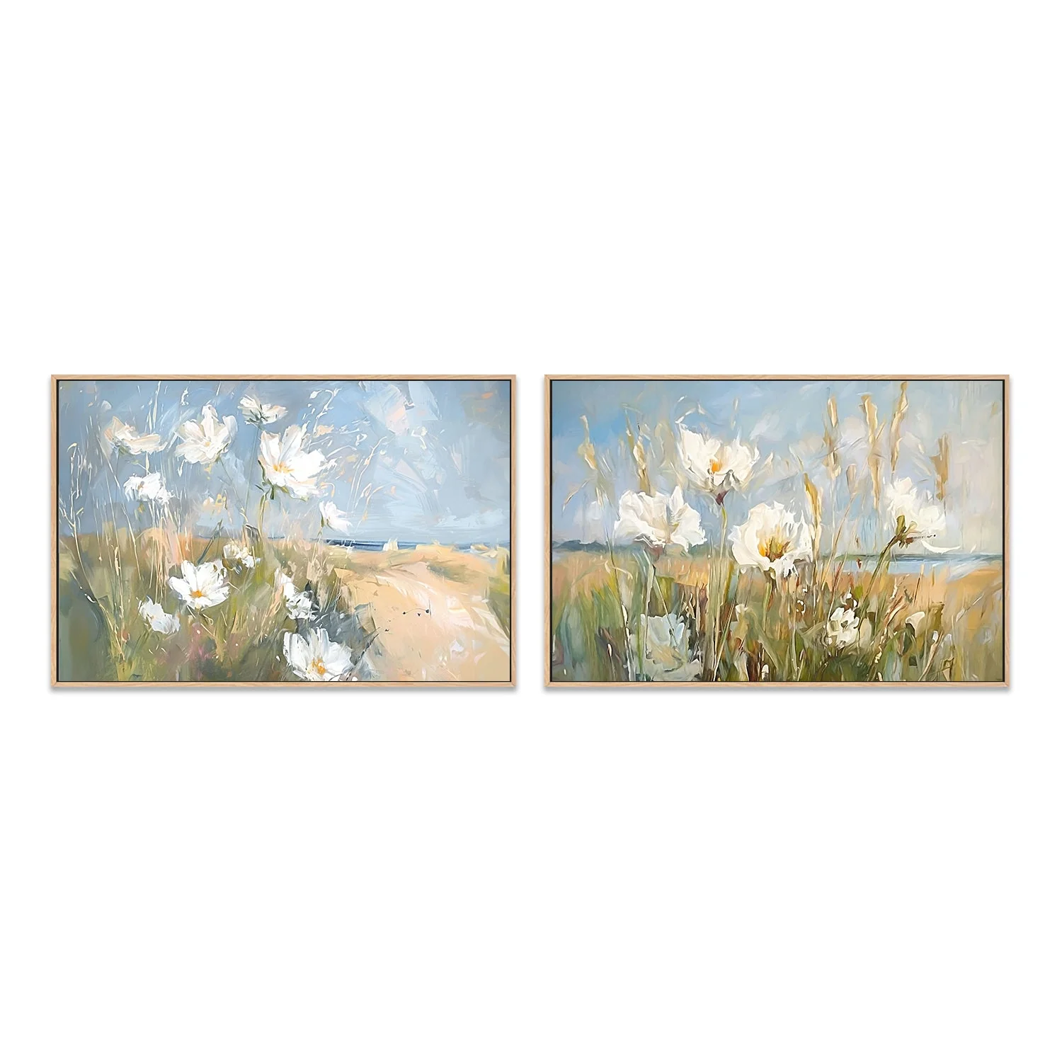 Seaside Wildflowers , Style A & B, Set Of 2 - Image 4