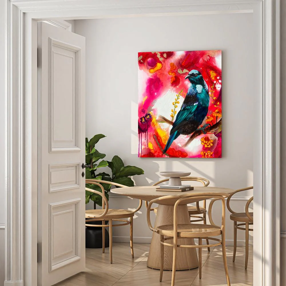 Season Of Bloom, Original Hand-Painted Canvas By Emily Birdsey - Image 6