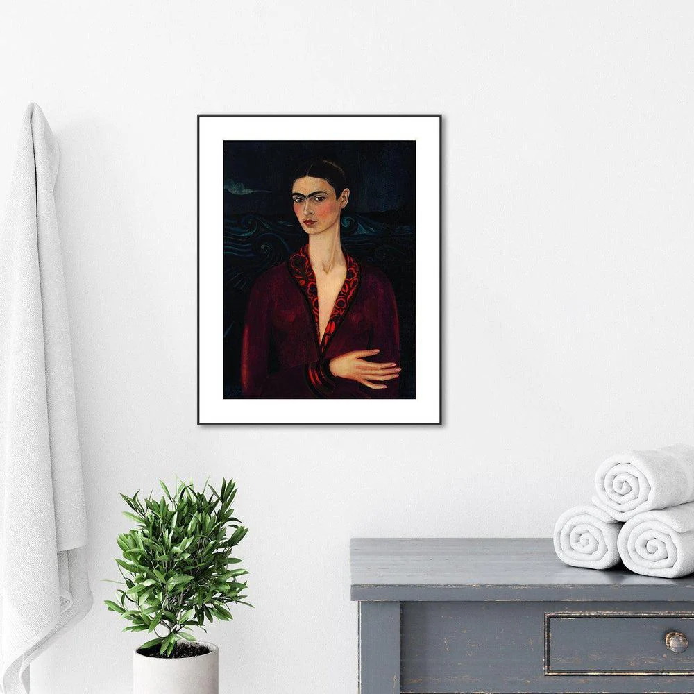 Self Portrait In A Velvet Dress, By Frida Kahlo - Image 2