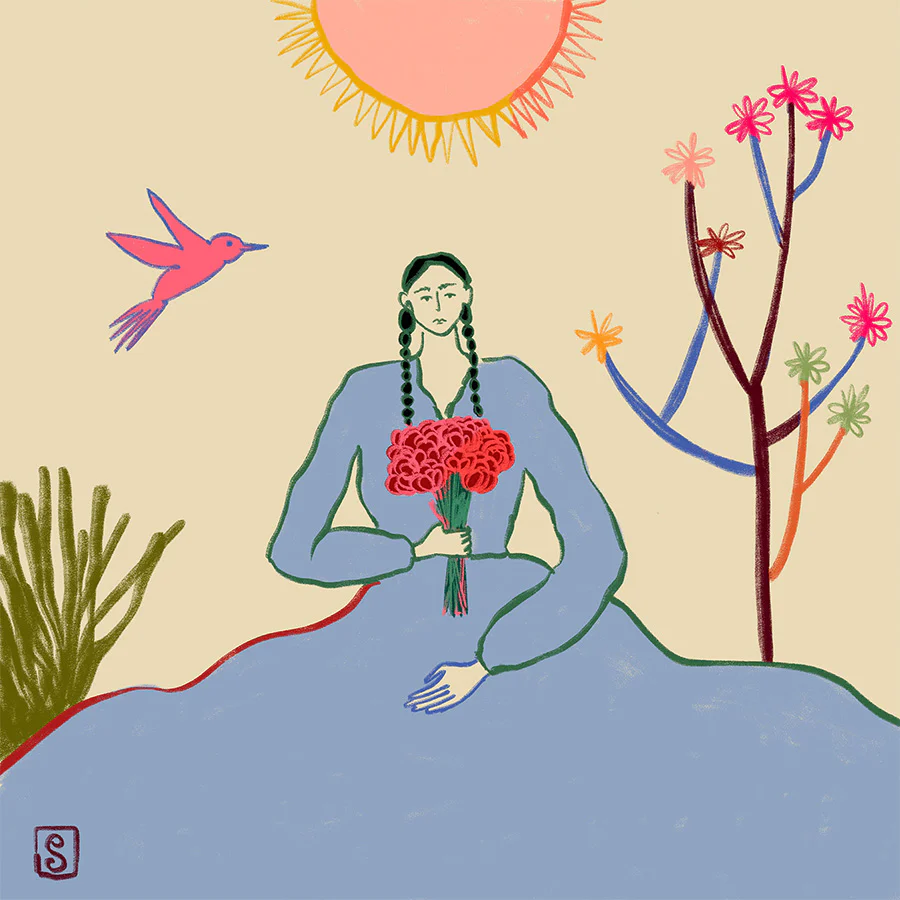 Serene Blossom's Embrace