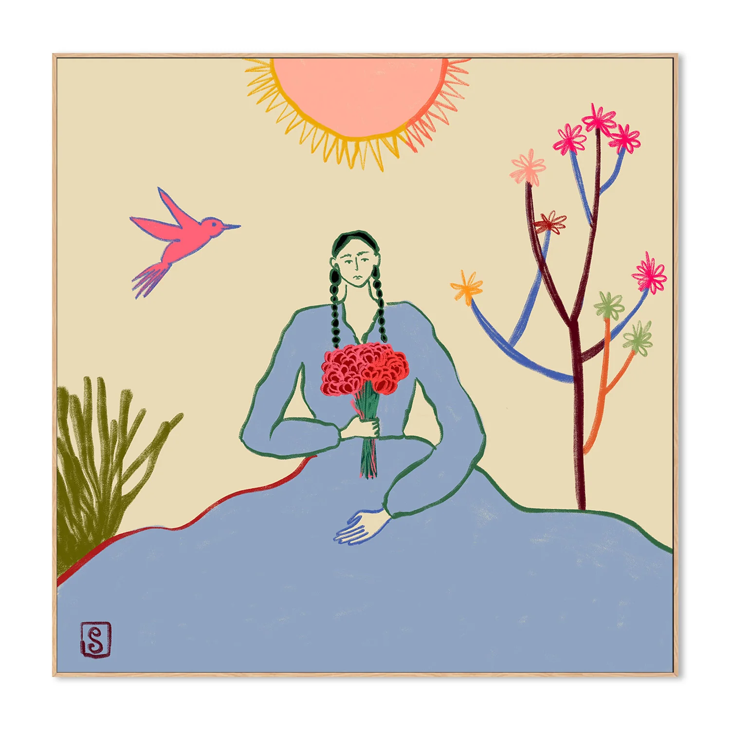 Serene Blossom's Embrace - Image 4