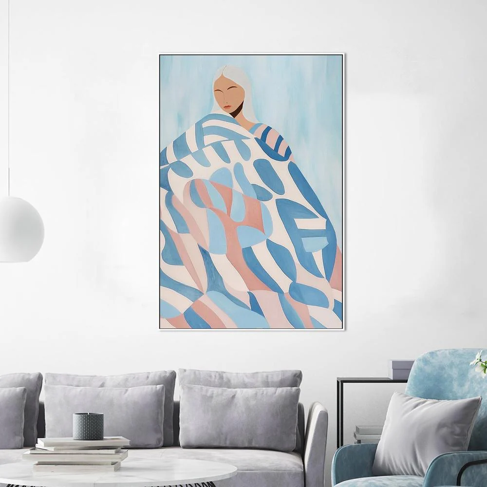 Serene Patterned Woman - Image 2