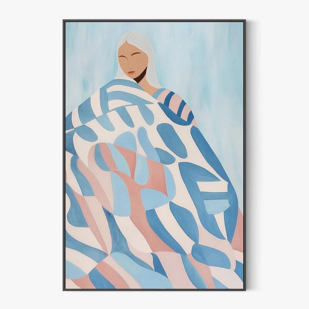 Serene Patterned Woman - Image 3