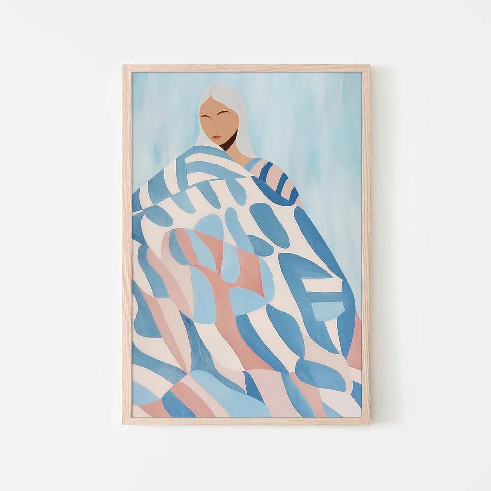 Serene Patterned Woman - Image 6