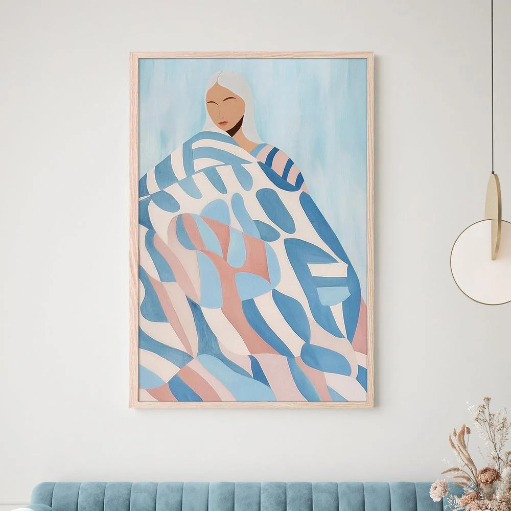 Serene Patterned Woman - Image 7