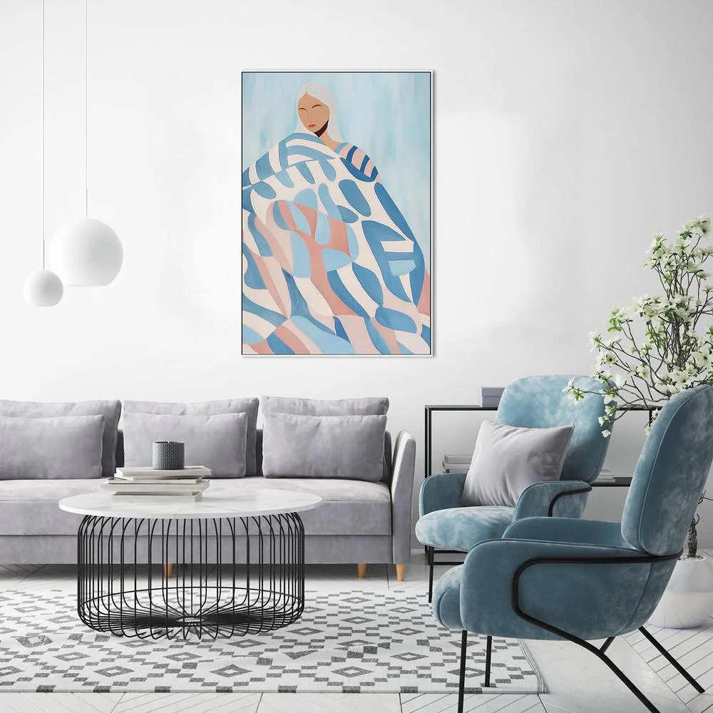 Serene Patterned Woman - Image 9