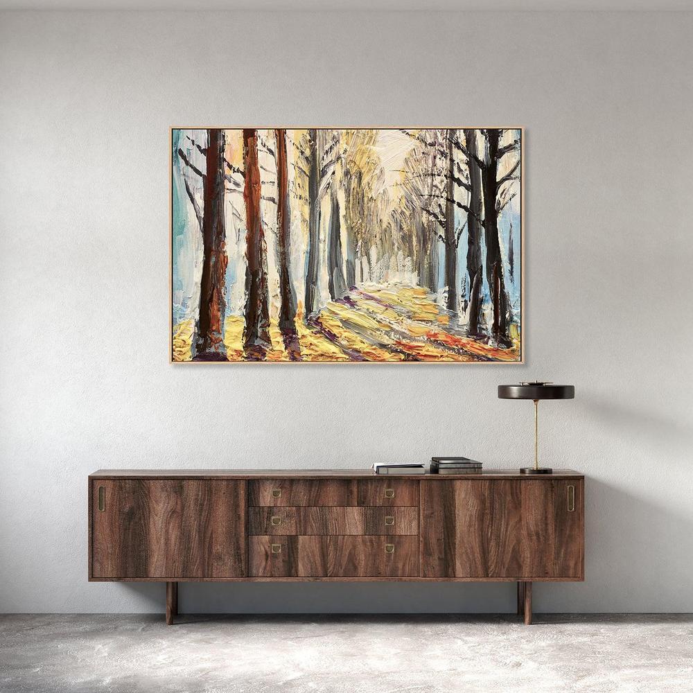 Shadows Forest , Hand-painted Canvas - Image 7