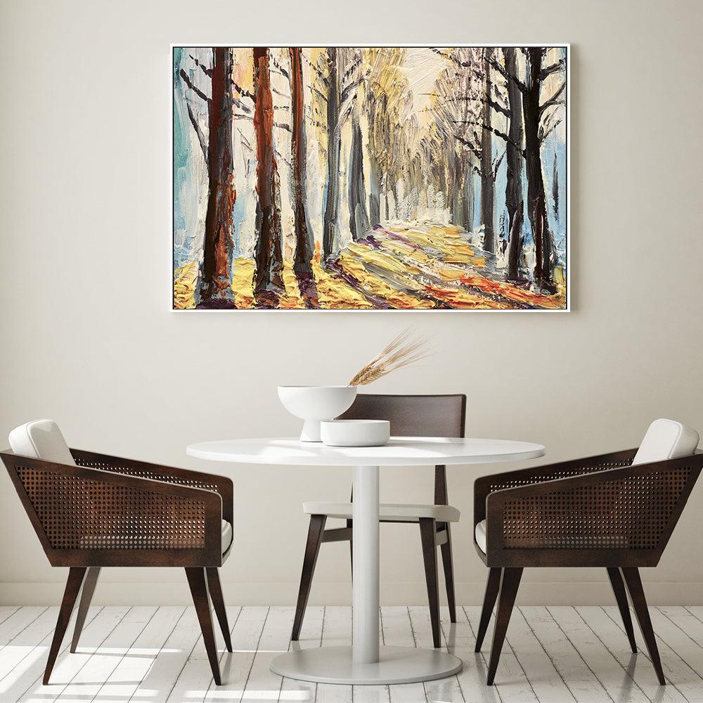 Shadows Forest , Hand-painted Canvas - Image 8