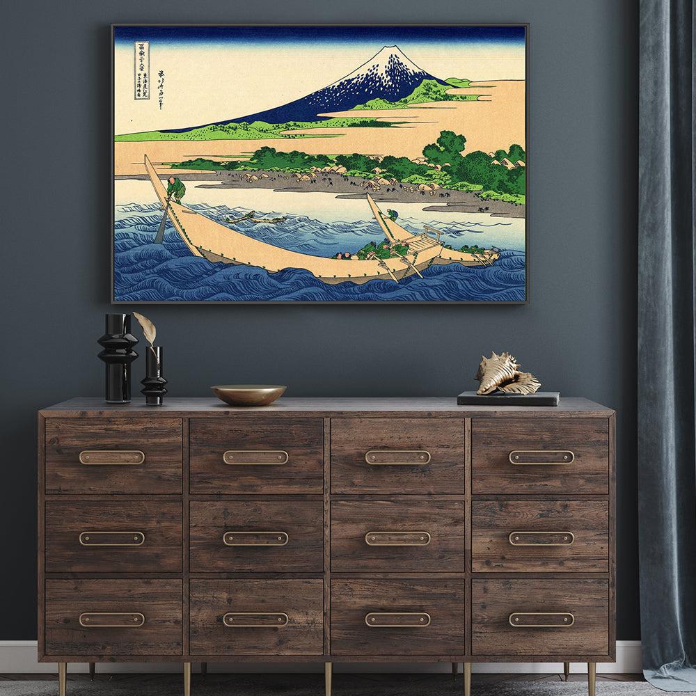 Shore of Tago Bay, Ejiri at Tokaido - Image 7