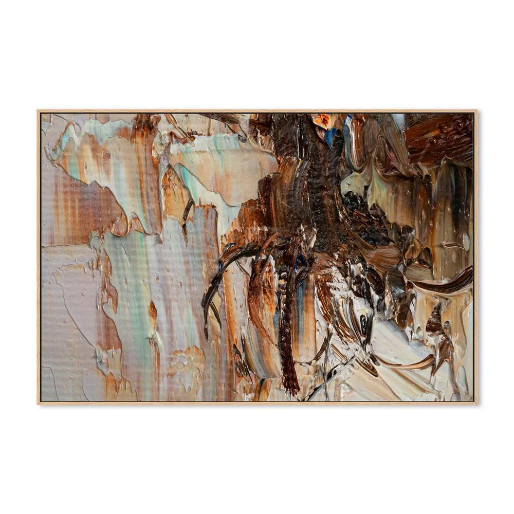 Silk and Cream , Hand-painted Canvas - Image 4