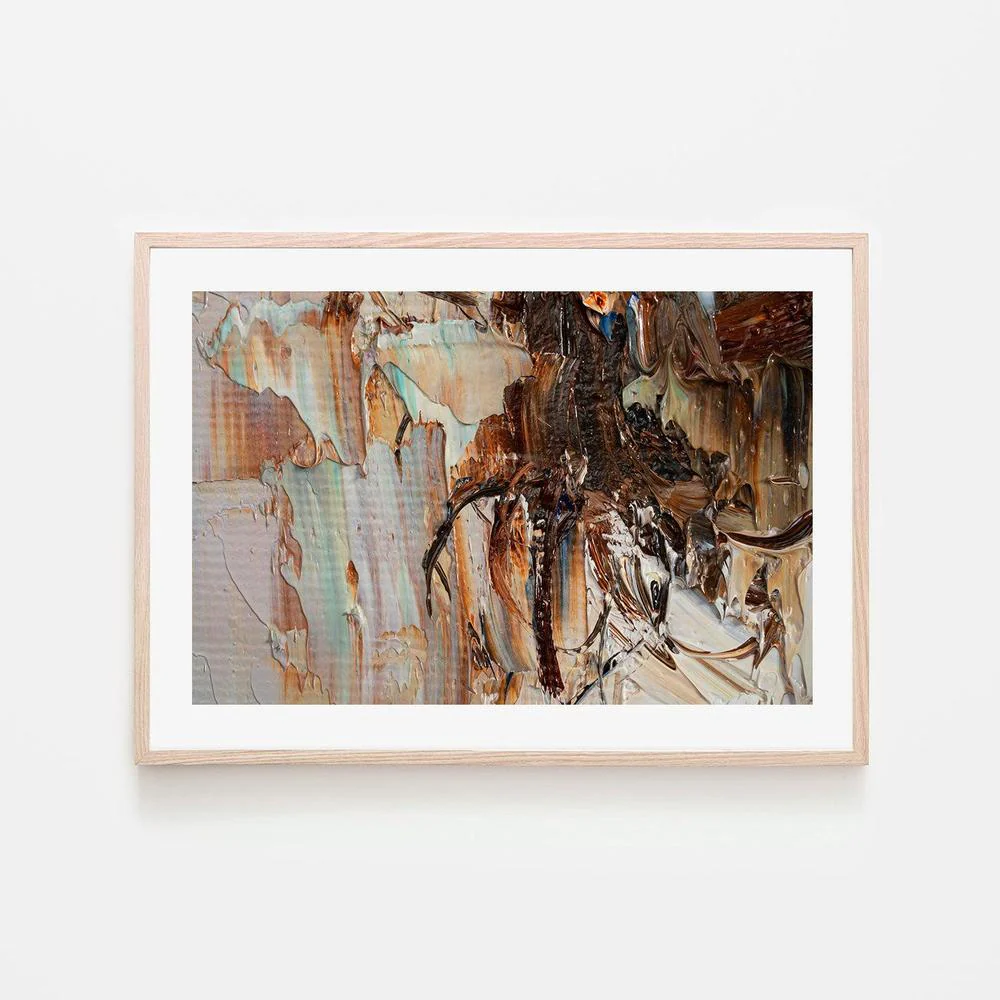 Silk and Cream , Hand-painted Canvas - Image 6