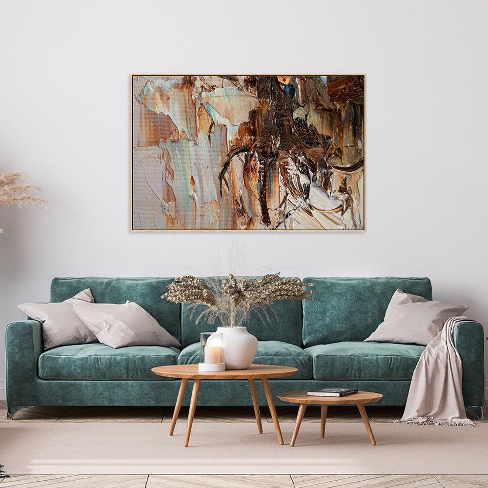 Silk and Cream , Hand-painted Canvas - Image 7