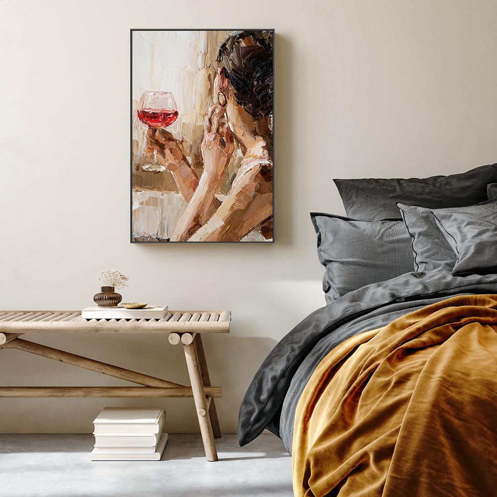 Sit and Ponder , Hand-painted Canvas - Image 7