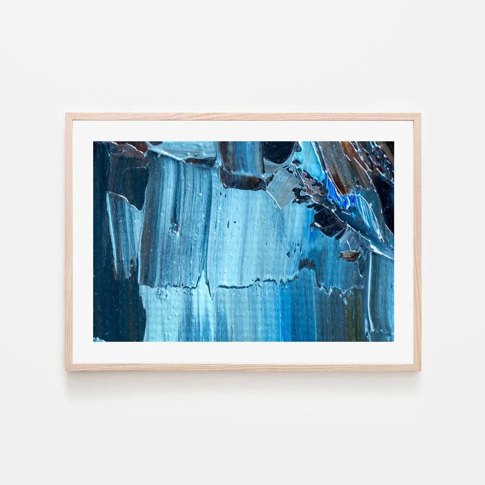 Sky Blue , Hand-painted Canvas - Image 6