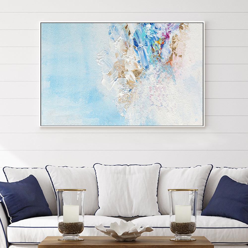 Sky Fall , Hand-painted Canvas - Image 2
