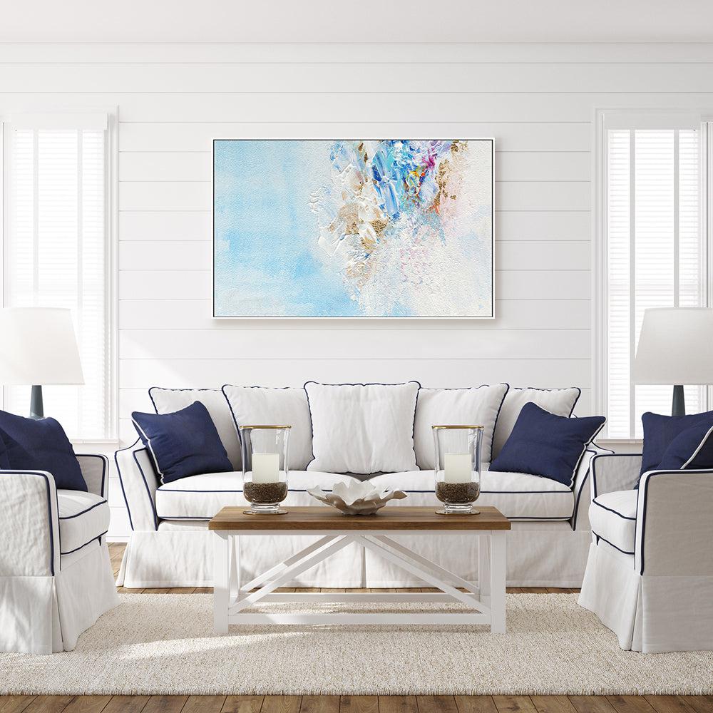 Sky Fall , Hand-painted Canvas - Image 8