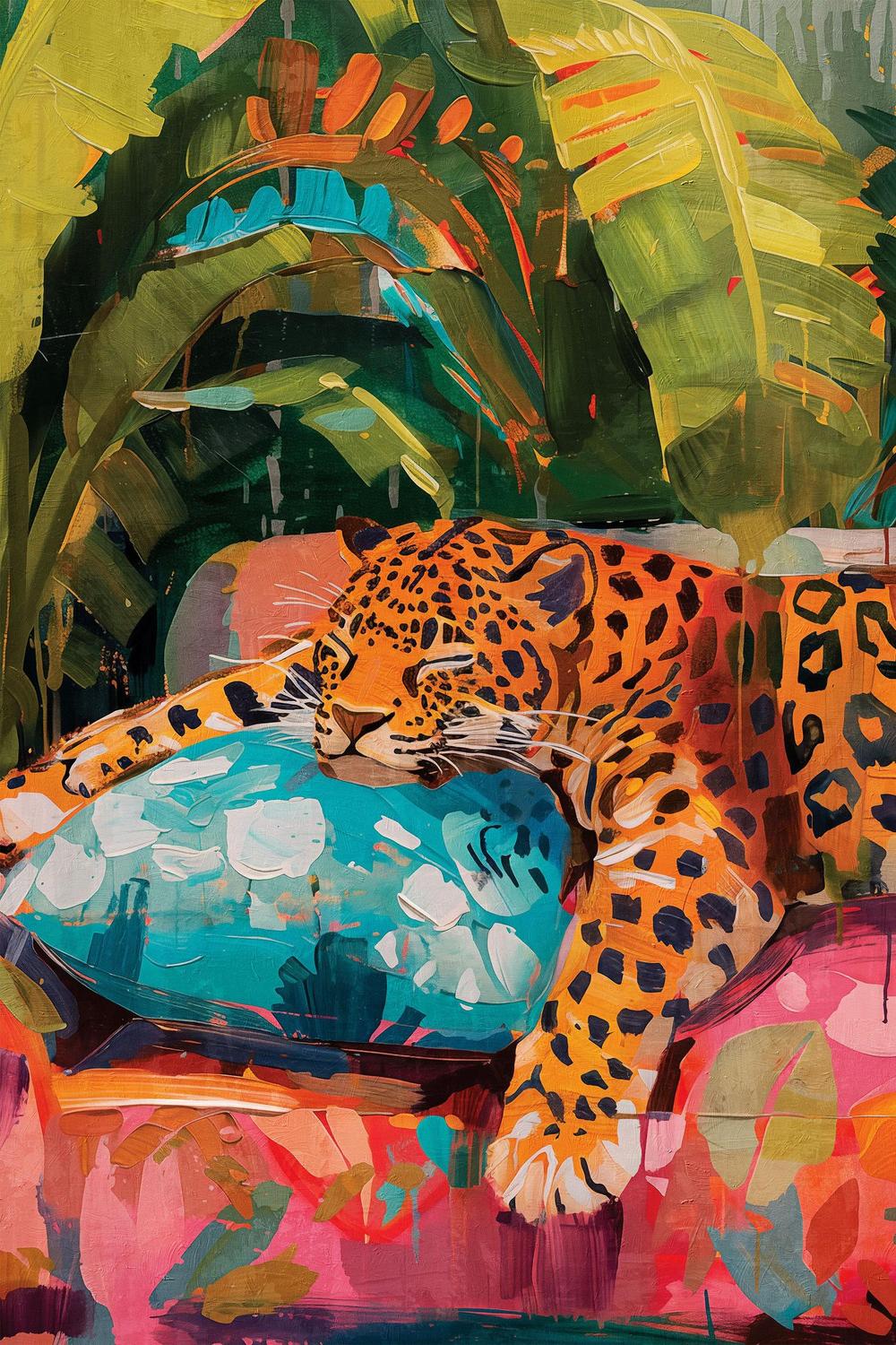 Sleeping Leopard