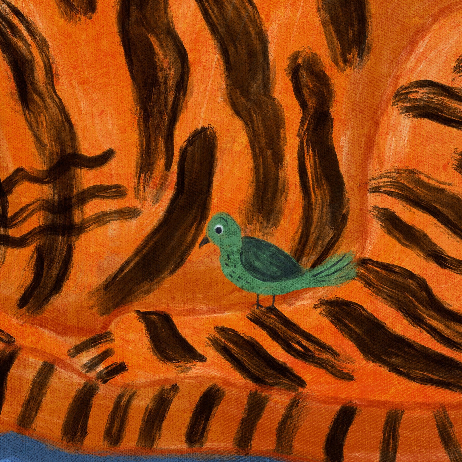 Sleeping Tiger and a Bird Animal Friends - Image 11