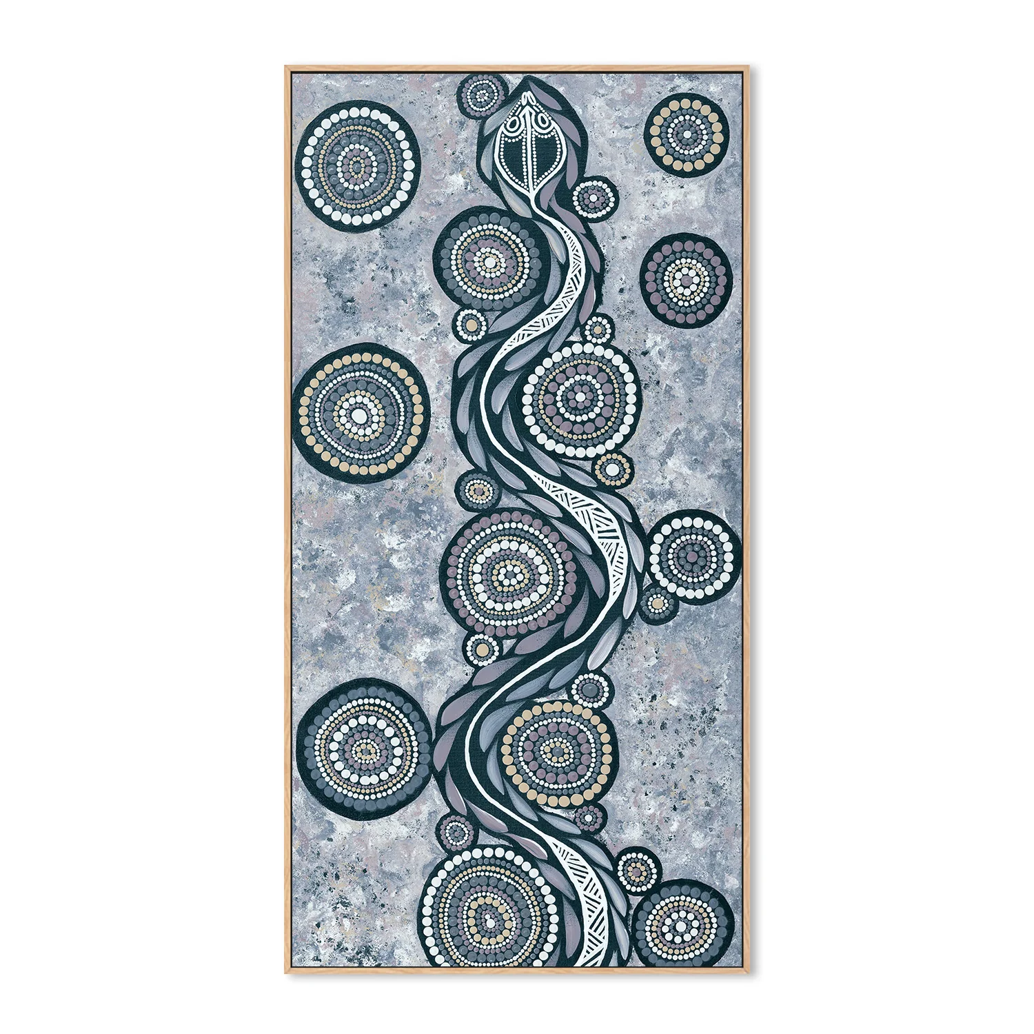 Snake On Long Travels, Blue Tone - Image 5