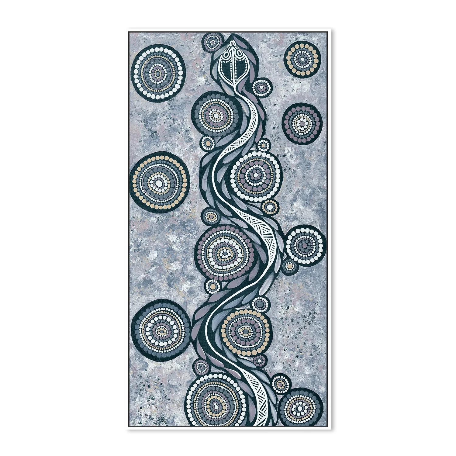 Snake On Long Travels, Blue Tone - Image 6