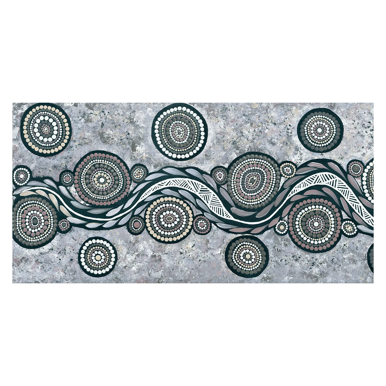 Snake On Long Travels, Style A, Blue Tone - Image 3