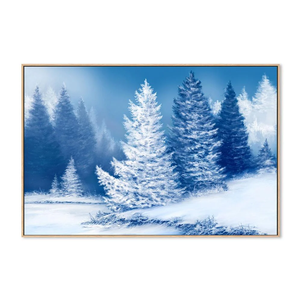 Snowed In, Hand-Painted Canvas - Image 4
