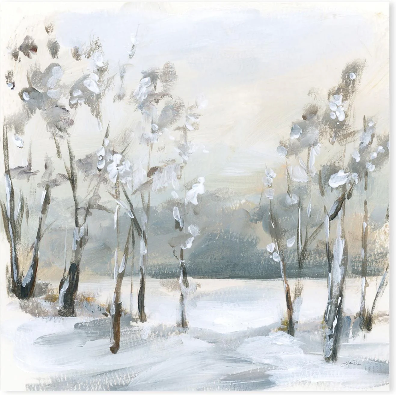 Snowy Winter Trees