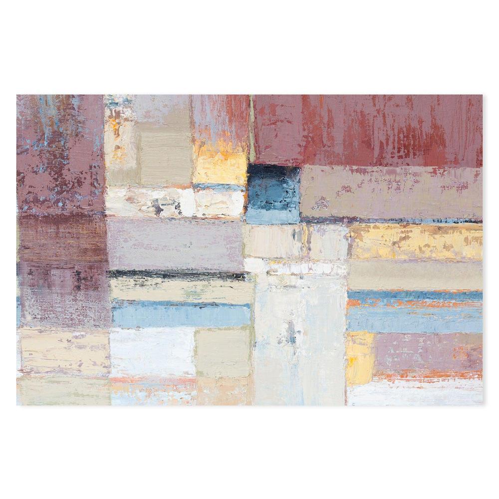 Soft Blocks , Hand-painted Canvas