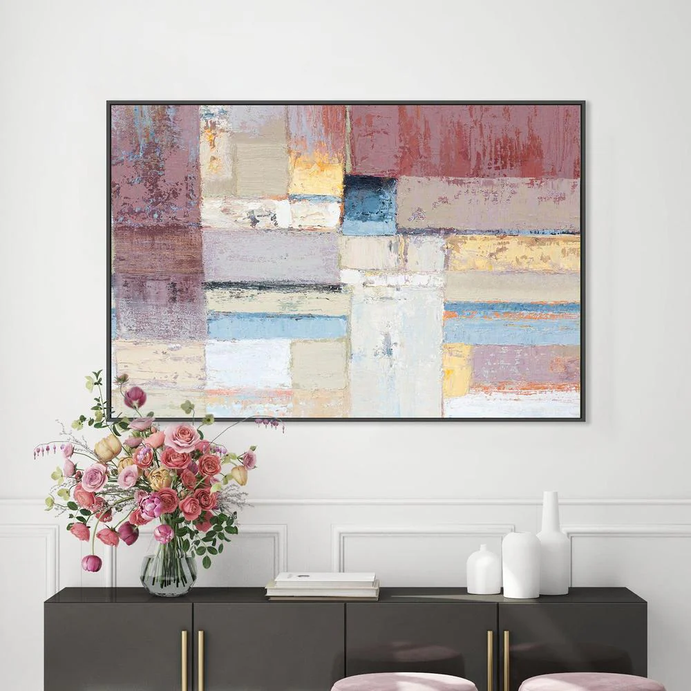 Soft Blocks , Hand-painted Canvas - Image 7