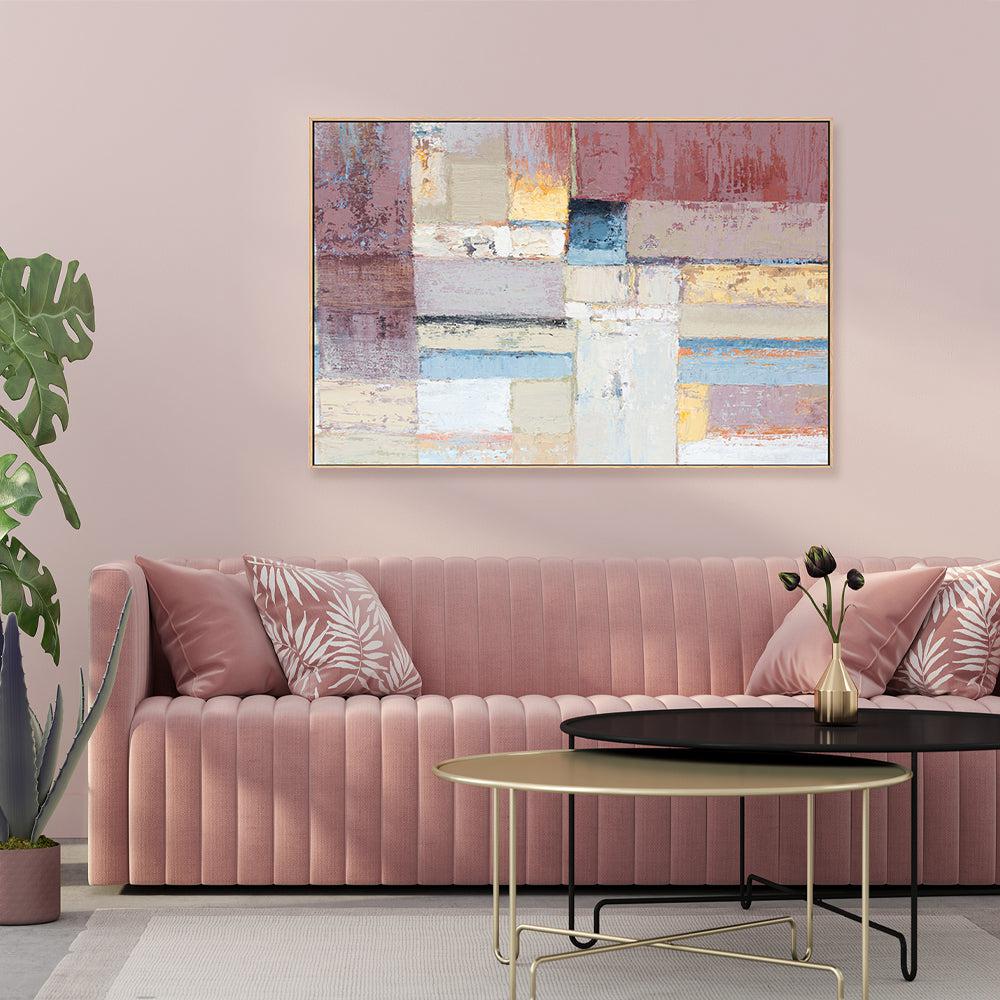 Soft Blocks , Hand-painted Canvas - Image 8