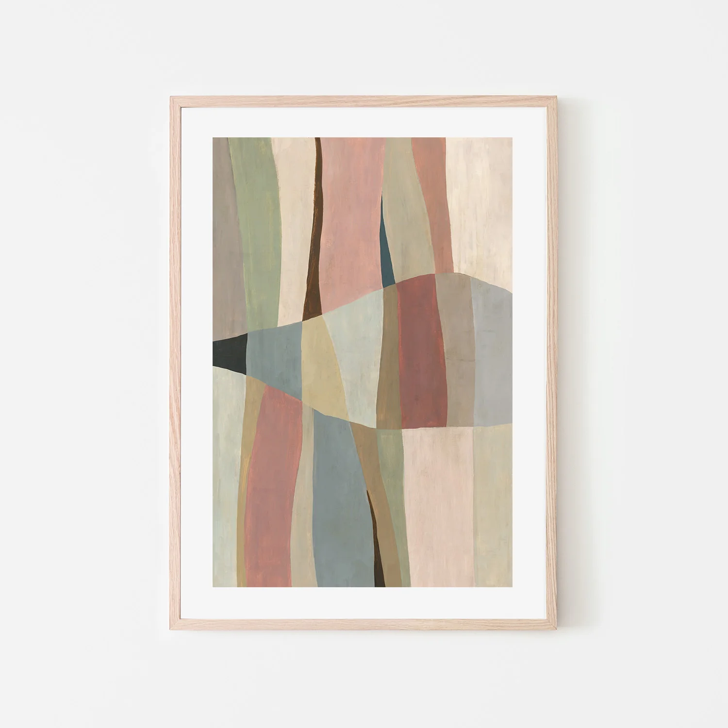 Soft Curves in Muted Hues - Image 6