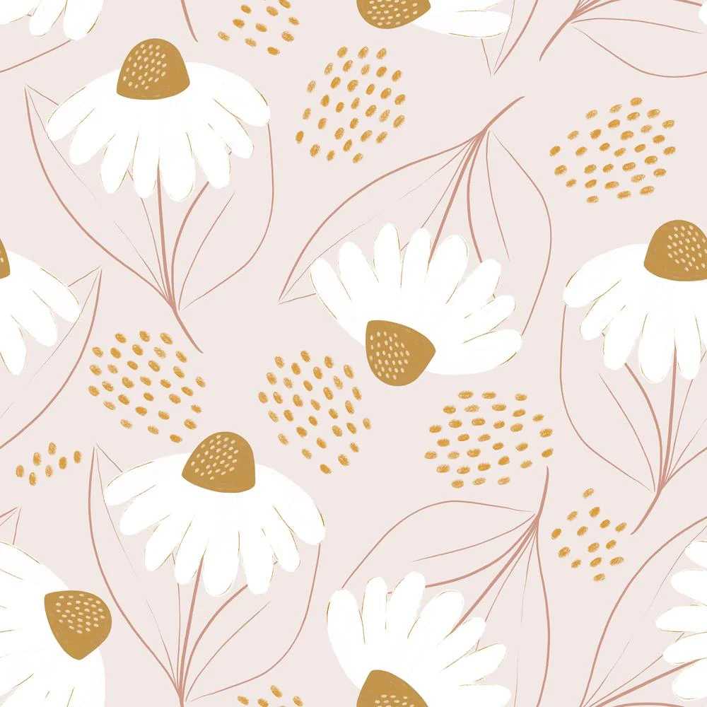 Soft Daisy Pattern