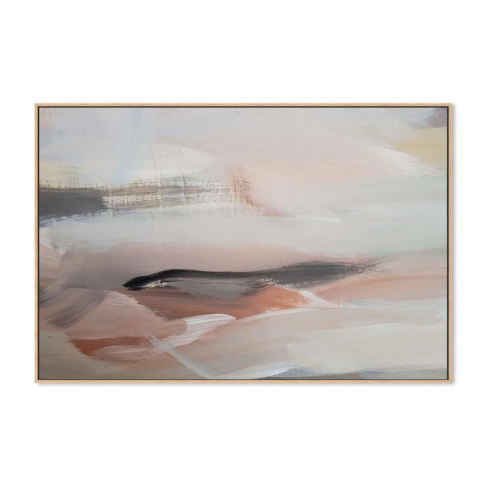 Soft Flow , Hand-painted Canvas - Image 4