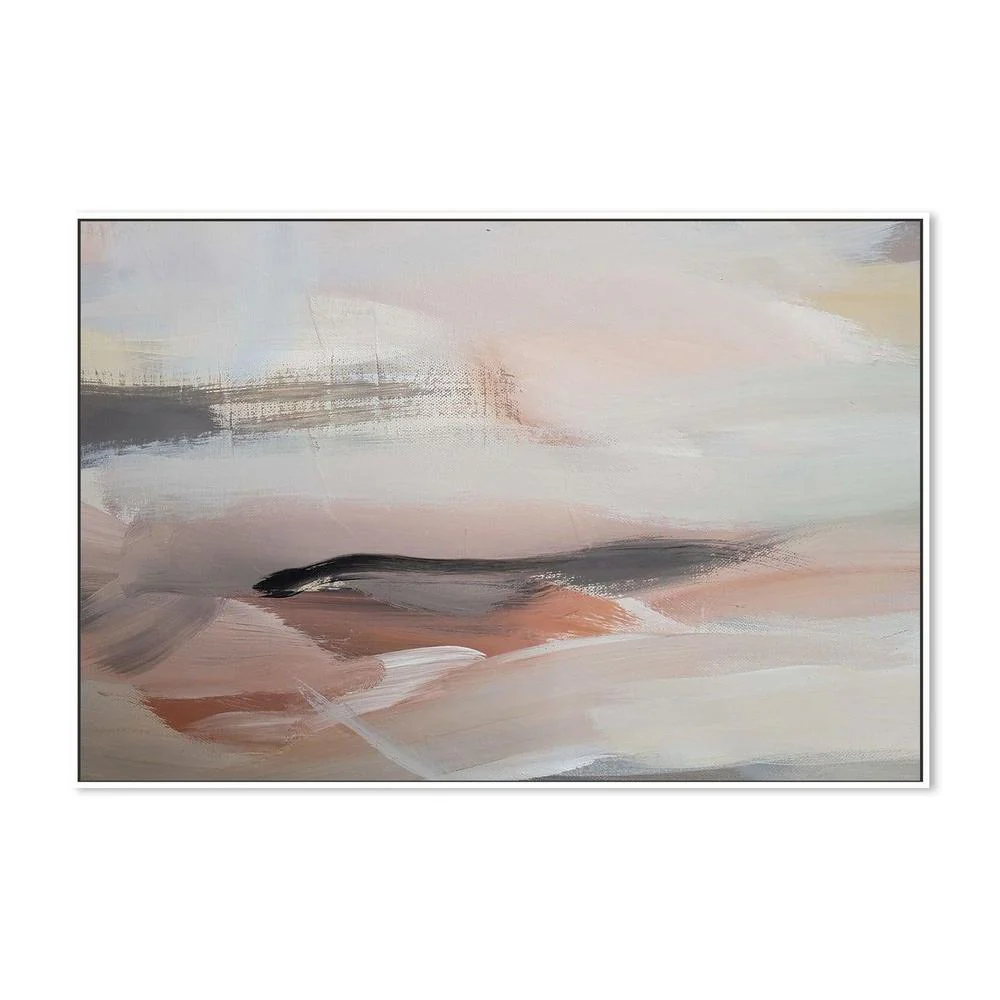 Soft Flow , Hand-painted Canvas - Image 5
