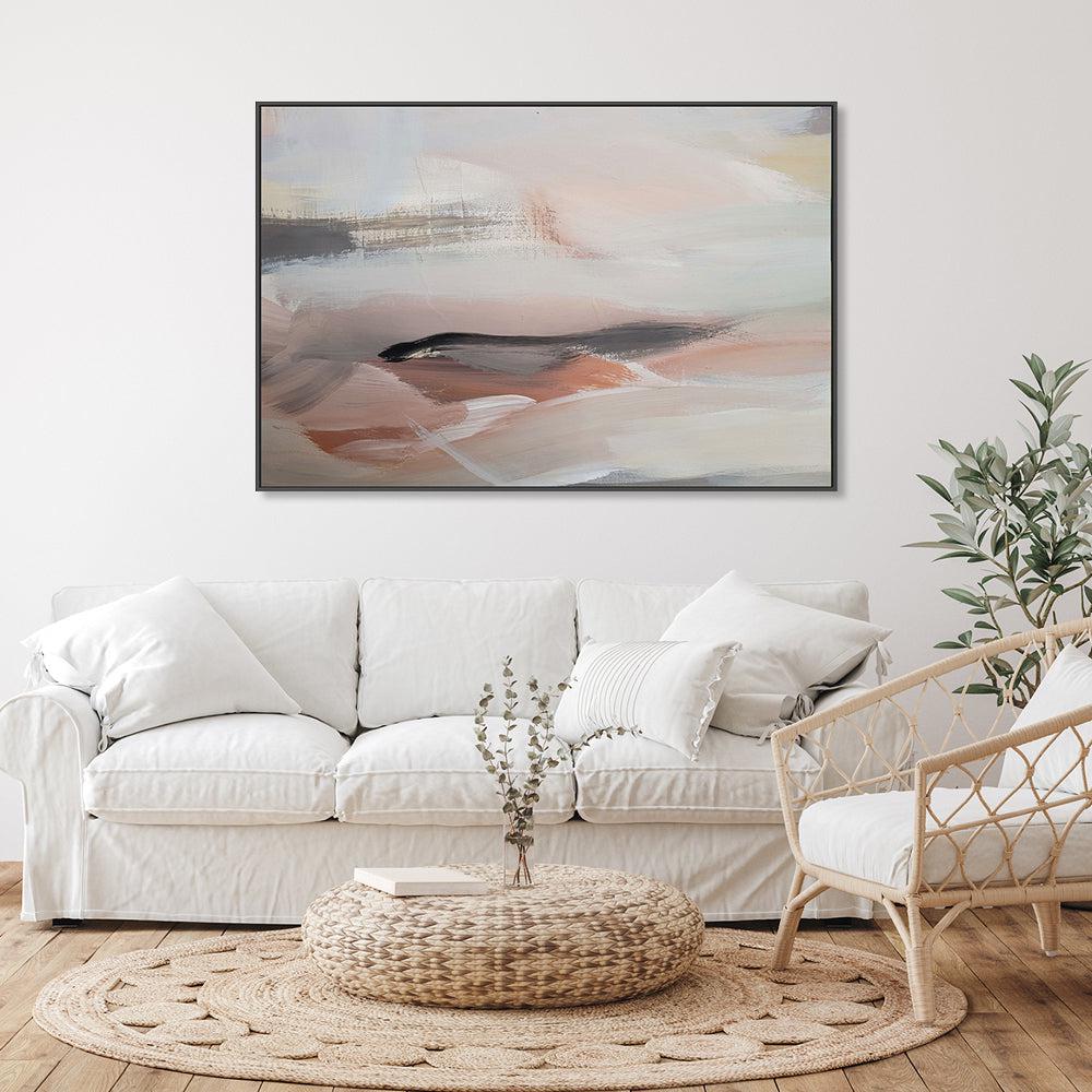 Soft Flow , Hand-painted Canvas - Image 7
