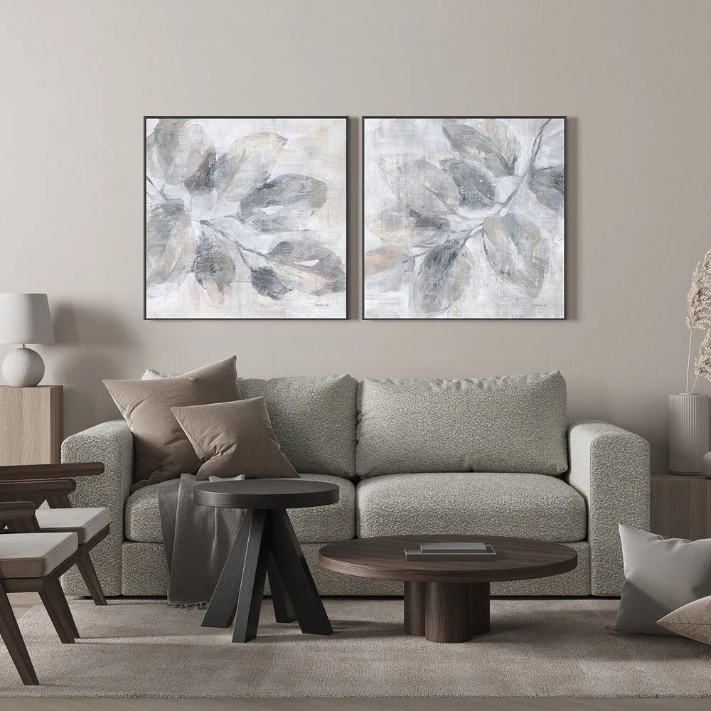 Soft Leaves, Style A & B, Set Of 2 - Image 2