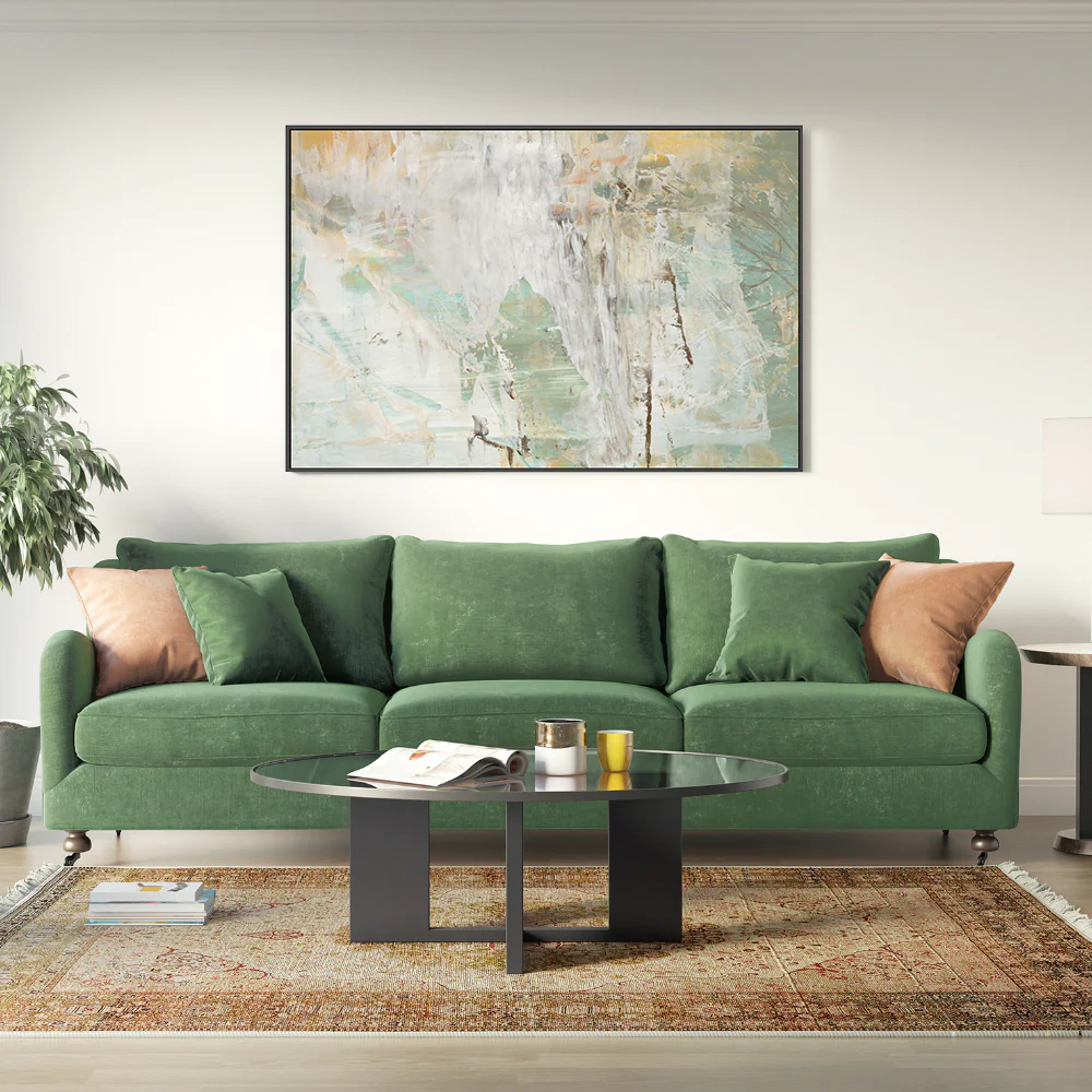 Soft Sage , Hand-Painted Canvas - Image 2